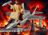 jesus riding f-35