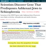 Jewish Schizophrenia