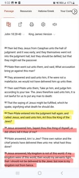 John ch18 v28-36