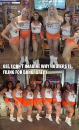 Hooters bankrupt mystery