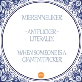 DutchReview_Dutch-swearword-mierenneuker