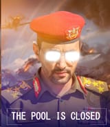 the pool is closed