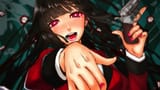 Yumeko-Jabami-anime-girl-gun-red-eyes