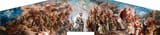 Arturo Reque Meruvia &#039;Kemer&#039; (Cochabamba, Bolivia 1906-1969 Madrid) Allegory of Franco and the Crusade - fresco 1948-49a
