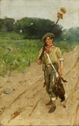 William Gilbert Gaul (Jersey City, New Jersey, U.S.A. 1855-1919 Ridgefield Park, New Jersey, U.S.A.) The Forager - Oil on canvas c.1907