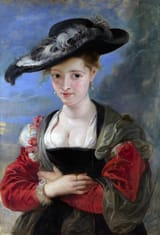 Peter Paul Rubens (Siegen 1577-1640 Antwerp) Susanna Lunden - oil on oak wood 1622-25 [née Fourment, older sister of the artist&#039;s future second wife Helena Fourment (since 1630), and wife of Arnold Lunden]
