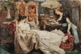 Marià Benlliure y Gil (Valencia 1862-1947 Madrid) Letter - watercolour and gouache on paper 1894
