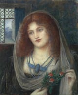 Marie Euphrosyne Stillman née Spartali (London, England, U.K. 1844-1927 ibidem) Portrait of a woman - Watercolour with bodycolour, pencil and gum arabic 1897