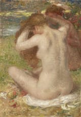 Henry Lerolle (Paris, French Republic 1848-1929 ibidem) Baigneuses (Bathers) - Huile sur toile
