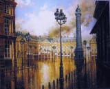 Vasil Goranov (Velingrad 1972-) Vendôme Square - oil on canvas c.2014 (c.i.)