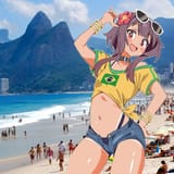 Brazil Rio Beach Megumin