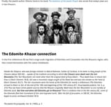 The Edomite-Khazar connection