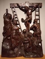 Bartolomé Ordóñez (Burgos c.1480-1520 Carrara, Tuscany) Crucifixion - polychrome wood 1517-20