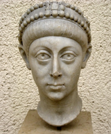 Unknown artist (Roman 4th c.) Emperor Arcadius - Pentelic marble 395-400a [discovered in 1949 close to the Forum Tauri in Constantinople]