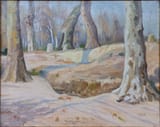 Joaquim Mir i Trinxet (Barcelona 1873-1940 Vilanova i la Geltrú, Pr. of Barcelona) Landscape of Maspujols 2 - oil on canvas 1907-10 [Province of Tarragona]