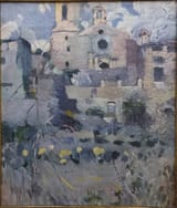 Joaquim Mir i Trinxet (Barcelona 1873-1940 Vilanova i la Geltrú, Pr. of Barcelona) Parish Church of Maspujols - oil on canvas 1907-10 [Province of Tarragona]