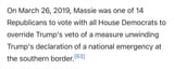 thomas massie votes with democrats