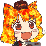 awoo on fire snap