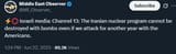 2025-06-22 14_19_28-Middle East Observer on X_ _⚡️⭕️ Israeli media_ Channel 13_ The Iranian nuclear 