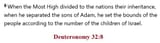 Deuteronomy 32;8