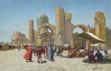 Richard Karl Zommer (Munich, Kingdom of Bavaria, German Confederation 1866-1939) Samarkand - Oil on panel