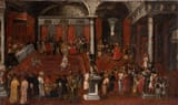 Szymon Boguszowicz (Lwów, Ruthenian Voivodeship, Kingdom of Poland and the Grand Duchy of Lithuania 1575-1648 ibidem) Dance of Salome - Oil on canvas-min