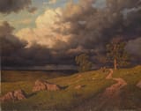 Ivan Fedorovich Choultsé (St. Petersburg, Russian Empire 1874-1939 Nice, Alpes-Maritimes, French Republic) The Approaching Storm - Oil on canvas