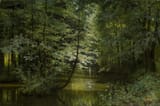 Grigoriy Grigorievich Myasoyedov (Pankovo, Tula Governorate, Russian Empire 1834-1911 Poltava, Poltava Governorate, Russian Empire) Forest River - Oil on canvas