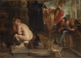 Workshop of Peter Paul Rubens (Siegen, County of Nassau-Dillenburg, Holy Roman Empire 1577-1640 Antwerp, Duchy of Brabant, Holy Roman Empire) Susanna and the Elders - Oil on wood
