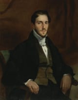 Ferdinand Victor Eugène Delacroix (Charenton-Saint-Maurice, Seine, French Republic 1798-1863 Paris, French Empire) Portrait of Félix Guillemardet - Oil on canvas 1835