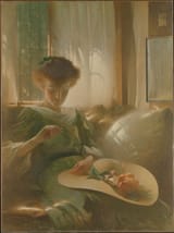 John White Alexander (Allegheny, Pennsylvania, U.S.A. 1856-1915 New York City, New York, U.S.A.) The Ring - Oil on canvas 1911