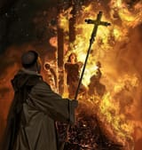 burning jews