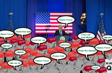 Behind the curtain trump rally npc