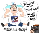 Zionist Christcuck Pouting - Believe in my Jew God Now!!