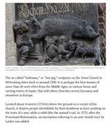 jew pig sculpture germany