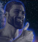 gigachad thumbs up