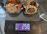 18k watches weighed