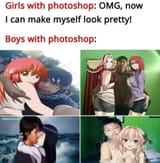 boys with photoshop