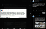 Trump, &#039;Any retaliation by Iran against the United States will be met&#039; 22-06-2025 Iran has struck back after US attacks, targeting civilian areas in Israel