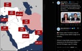 Many of these countries issued statements condemning us, Marco Rubio 22-06-2025 Iranian state TV aired a map of U.S. military bases within range of its missiles HD