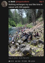 indians in nature