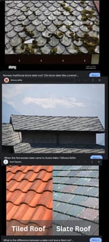 slate roof in nordic climate