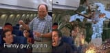 seinfeld plane scene