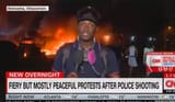 mostly peaceful but fiery protests