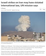 Screenshot 2025-06-23 at 07-59-21 Israeli strikes on Iran may have violated international law UN mission says Reuters