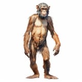 vintage-watercolor-painting-solitary-bonobo-full-body-posture_899449-144816-3199867459