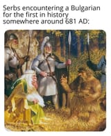 serbs encountering a bulgarian