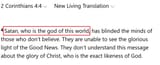 satan is god bible