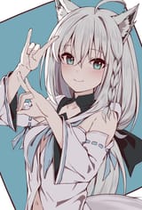 Fubuki, bright look_Шираками Фубуки