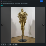 911 91st floor artist planes sculpture 2